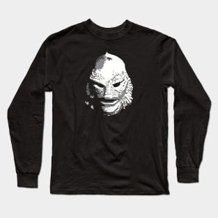 The Creature greyscale Long Sleeve T-Shirt